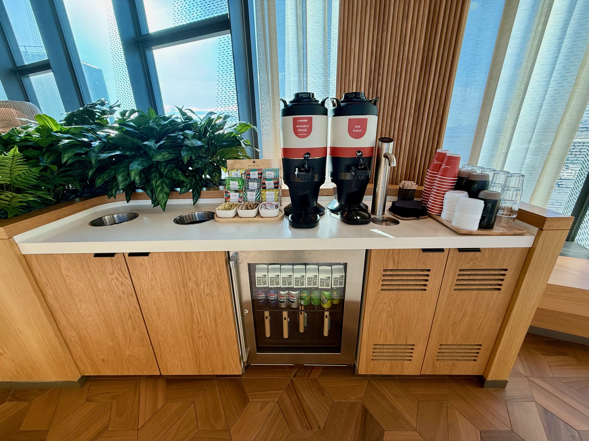 a coffee machine on a counter