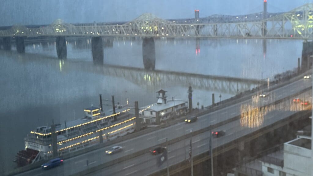 a bridge with a boat on it