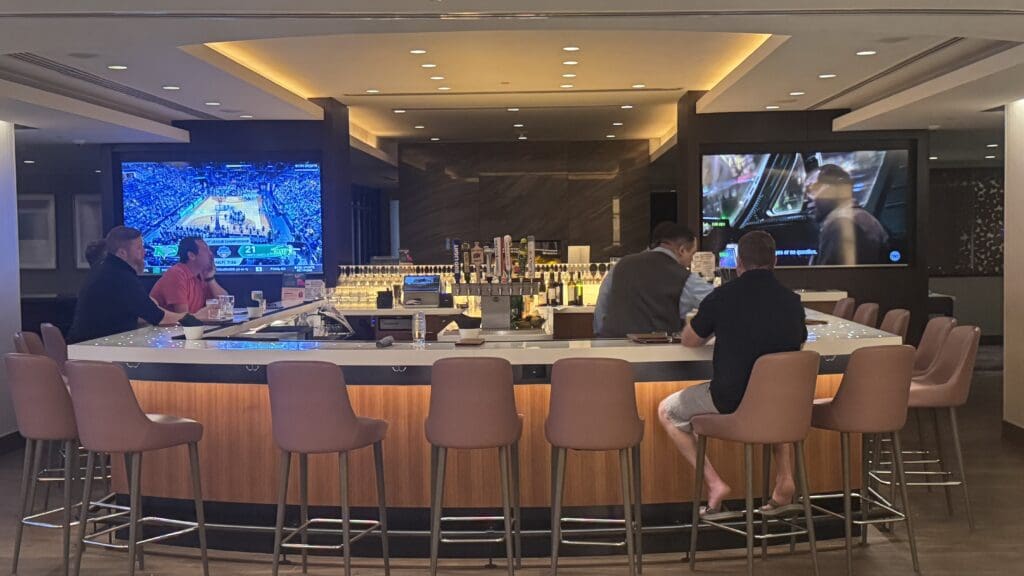 people sitting at a bar