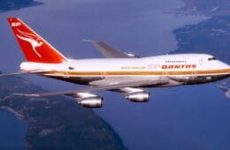 an airplane flying in the sky