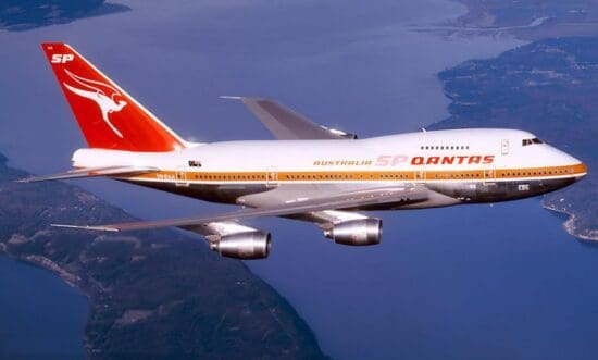 an airplane flying in the sky