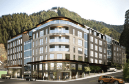 a building with many windows