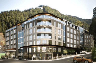 a building with many windows