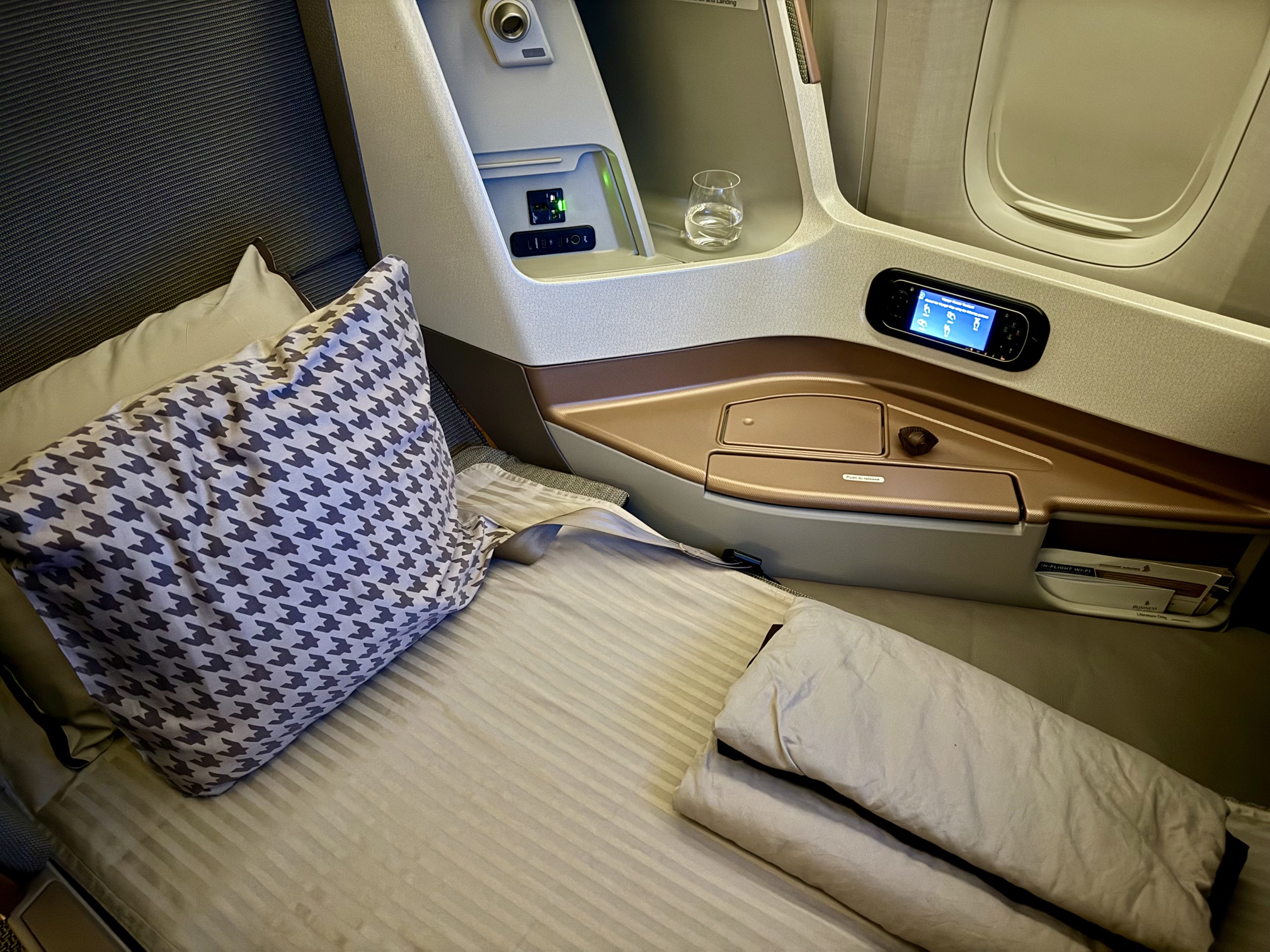 Singapore Airlines Business Class 777