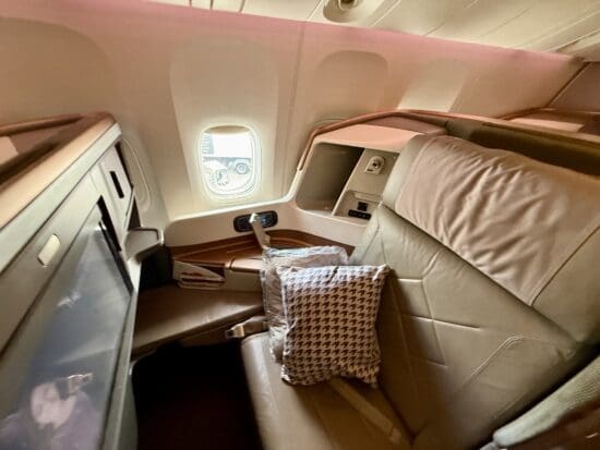 Singapore Airlines Business Class 777