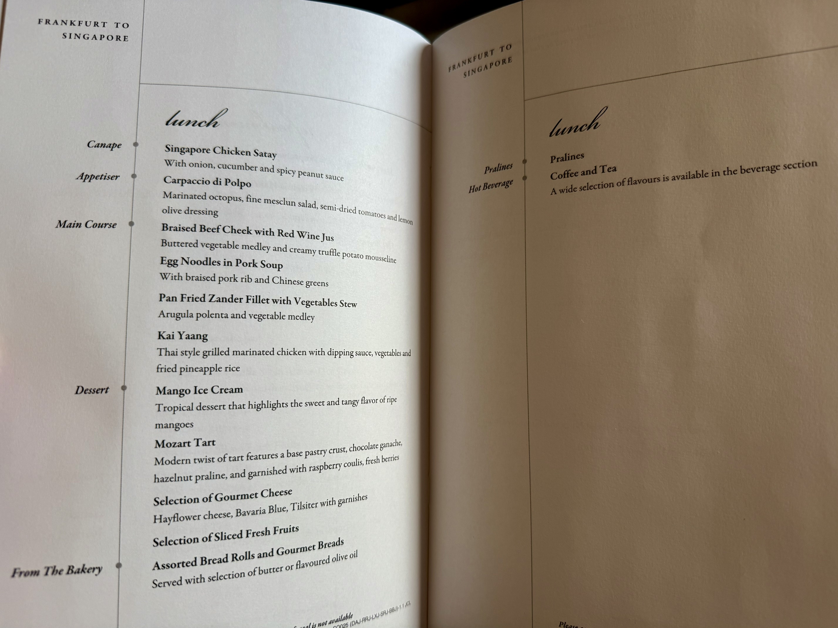 Singapore Airlines Business Class 777