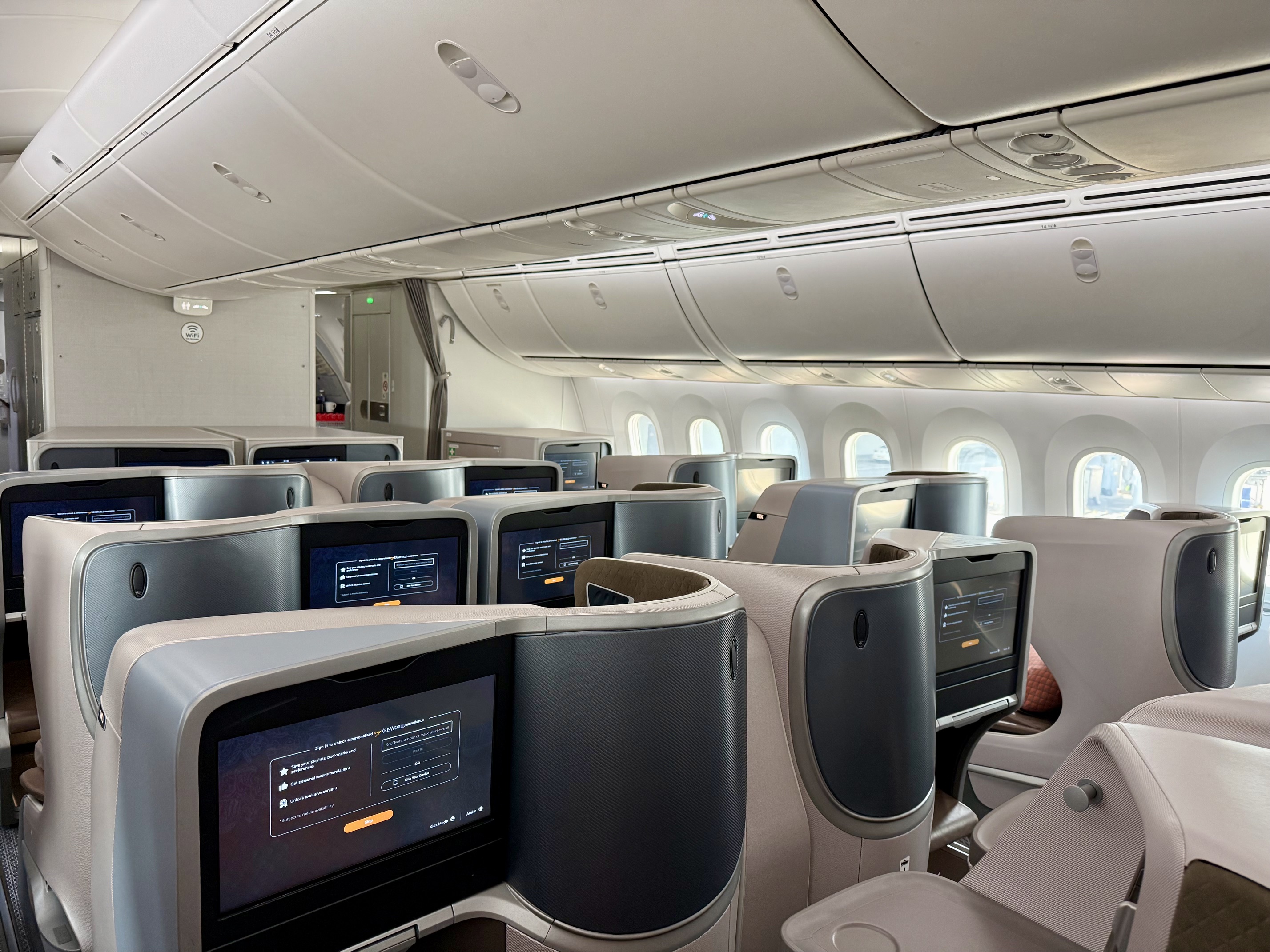 Singapore Airlines 787 Business