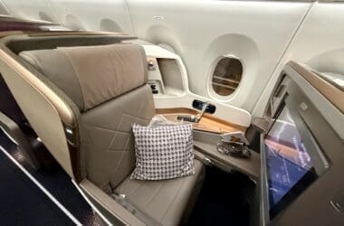 Singapore Airlines Business Class A350