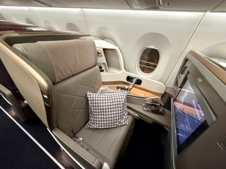 Singapore Airlines Business Class A350