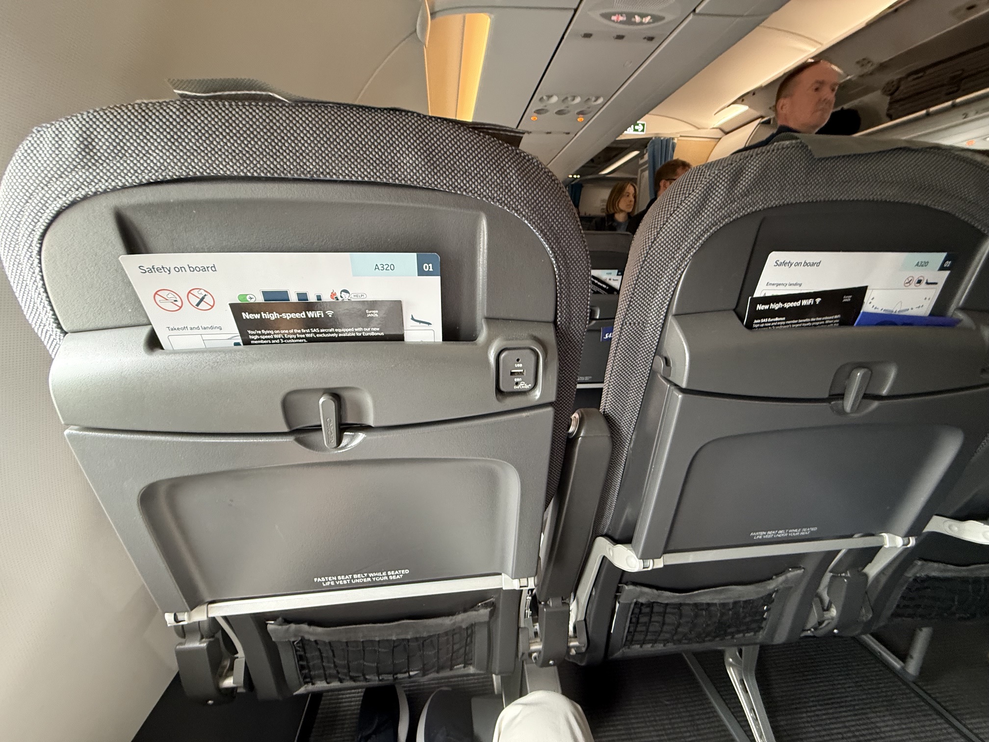 SAS A320 Business Class