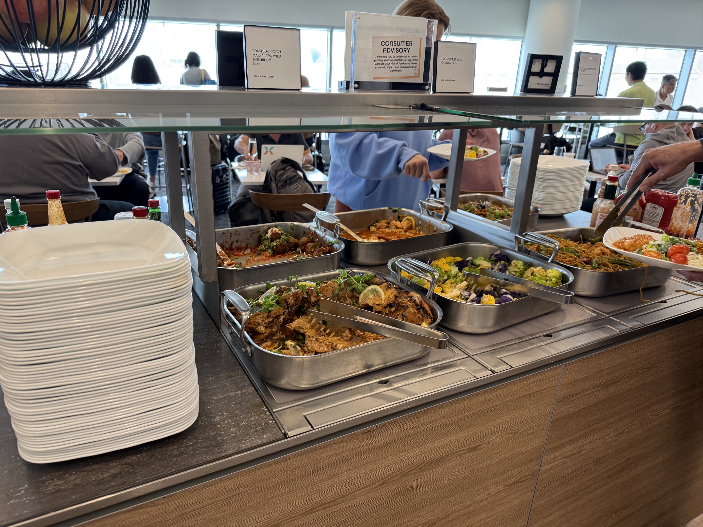 Temporary AMEX Centurion Lounge San Francisco